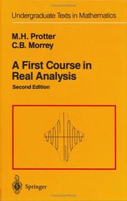 A first course in real analysis  Cover Image