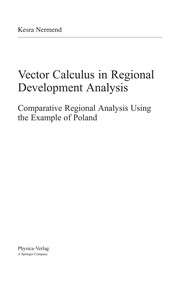 Vector Calculus in Regional Development Analysis Comparative Regional Analysis Using the Example of Poland  Cover Image