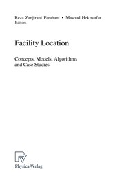 Facility Location Concepts, Models, Algorithms and Case Studies  Cover Image