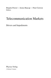 Telecommunication Markets Drivers and Impediments  Cover Image