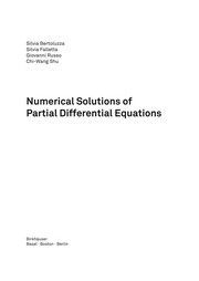 Numerical Solutions of Partial Differential Equations Cover Image