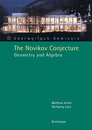 The Novikov Conjecture Geometry and Algebra  Cover Image
