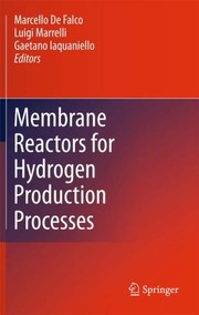 Membrane Reactors for Hydrogen Production Processes Cover Image