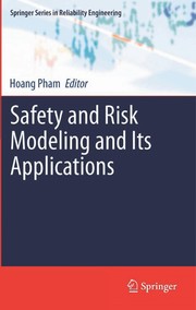 Safety and Risk Modeling and Its Applications Cover Image