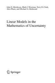 Linear Models in the Mathematics of Uncertainty Cover Image