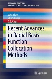 Recent Advances in Radial Basis Function Collocation Methods Cover Image