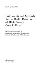 Instruments and Methods for the Radio Detection of High Energy Cosmic Rays Cover Image
