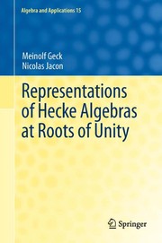 Representations of Hecke Algebras at Roots of Unity Cover Image