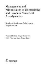 Management and Minimisation of Uncertainties and Errors in Numerical Aerodynamics Results of the German collaborative project MUNA  Cover Image