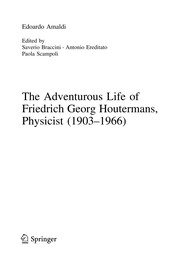 The Adventurous Life of Friedrich Georg Houtermans, Physicist (1903-1966) Cover Image