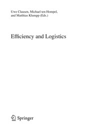Efficiency and Logistics Cover Image