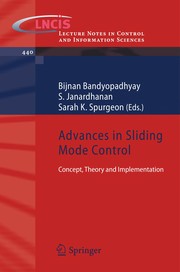 Advances in Sliding Mode Control Concept, Theory and Implementation  Cover Image