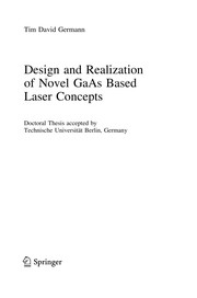 Design and Realization of Novel GaAs Based Laser Concepts Cover Image
