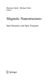 Magnetic Nanostructures Spin Dynamics and Spin Transport  Cover Image