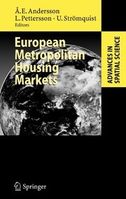 European Metropolitan Housing Markets Cover Image