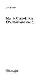 Matrix Convolution Operators on Groups Cover Image