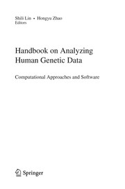 Handbook on Analyzing Human Genetic Data Computational Approaches and Software  Cover Image