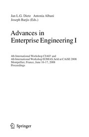 Advances in Enterprise Engineering I 4th International Workshop CIAO! and 4th International Workshop EOMAS, held at CAiSE 2008, Montpellier, France, June 16-17, 2008. Proceedings  Cover Image