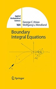 Boundary Integral Equations Cover Image