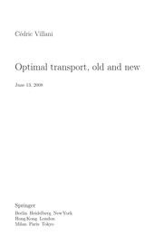 Optimal Transport Old and New  Cover Image