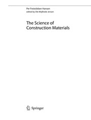 The Science of Construction Materials Cover Image