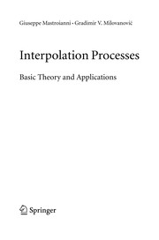Interpolation Processes Basic Theory and Applications  Cover Image