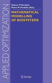 Mathematical Modelling of Biosystems Cover Image