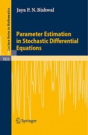 Parameter Estimation in Stochastic Differential Equations Cover Image