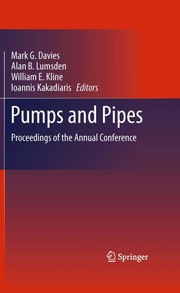 Pumps and Pipes Proceedings of the Annual Conference  Cover Image