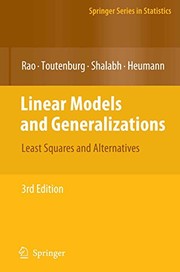 Linear Models and Generalizations Least Squares and Alternatives  Cover Image