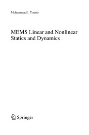 MEMS Linear and Nonlinear Statics and Dynamics Cover Image