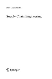 Supply Chain Engineering Cover Image