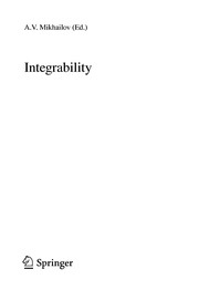Integrability Cover Image