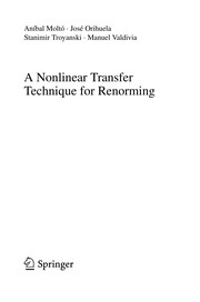 A Nonlinear Transfer Technique for Renorming Cover Image