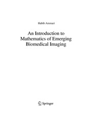 An Introduction to Mathematics of Emerging Biomedical Imaging Cover Image