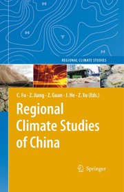 Regional Climate Studies of China Cover Image