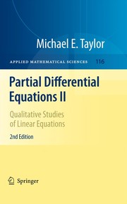 Partial Differential Equations III Nonlinear Equations  Cover Image