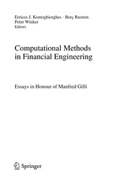 Computational Methods in Financial Engineering Essays in Honour of Manfred Gilli  Cover Image