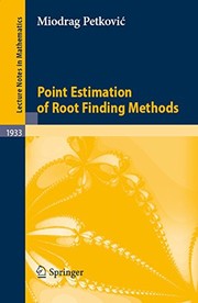 Point Estimation of Root Finding Methods Cover Image