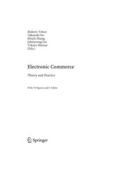 Electronic Commerce Theory and Practice  Cover Image