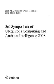 3rd Symposium of Ubiquitous Computing and Ambient Intelligence 2008 Cover Image