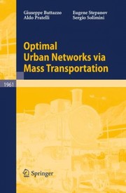 Optimal Urban Networks via Mass Transportation Cover Image