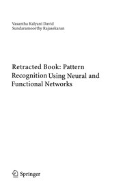 Pattern Recognition using Neural and Functional Networks Cover Image