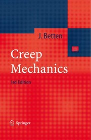 Creep Mechanics Cover Image