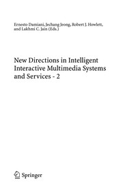 New Directions in Intelligent Interactive Multimedia Systems and Services - 2 Cover Image