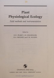 Plant physiological ecology : field methods and instrumentation /  Cover Image