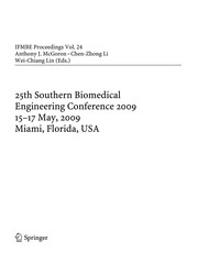 25th Southern Biomedical Engineering Conference 2009, 15 – 17 May 2009, Miami, Florida, USA Cover Image