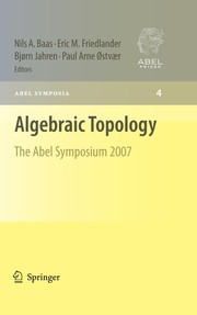 Algebraic Topology The Abel Symposium 2007  Cover Image