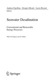 Seawater Desalination Conventional and Renewable Energy Processes  Cover Image