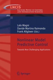 Nonlinear Model Predictive Control Towards New Challenging Applications  Cover Image